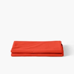 Draps De Lit|Carré Blanc Drap de lit percale de coton Neo safran