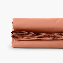 Draps De Lit|Carré Blanc Drap de lit percale de coton Neo tomette
