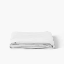 Draps De Lit|Carré Blanc Drap de lit percale de coton Neo blanc