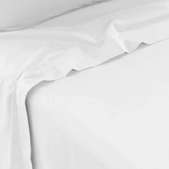 Draps De Lit|Carré Blanc Drap de lit percale de coton Neo blanc