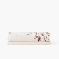 Draps De Lit|Carré Blanc Drap de lit satin de coton Aura