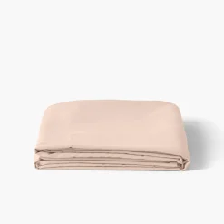 Draps De Lit|Carré Blanc Drap de lit satin de coton jacquard pois et rayures Prestige nacre
