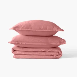 Draps De Lit|Carré Blanc Drap de lit satin de coton jacquard pois et rayures Prestige santal