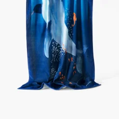La Plage|Carré Blanc Drap de plage velours de coton Oceanos