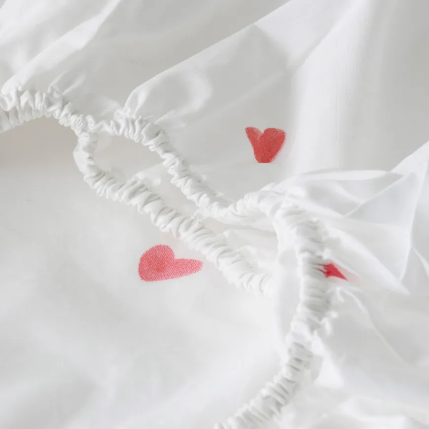 Coffrets Cadeaux|Draps Housse|Carré Blanc Drap housse coton Adore