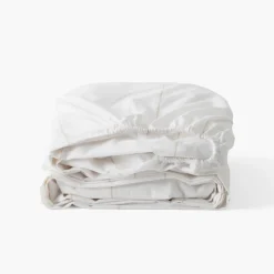 Draps Housse|Carré Blanc Drap housse coton Amorgos