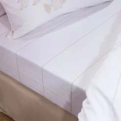 Draps Housse|Carré Blanc Drap housse coton Amorgos