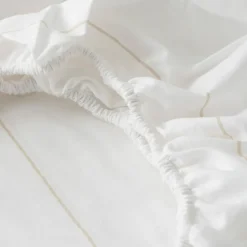Draps Housse|Carré Blanc Drap housse coton Amorgos