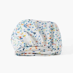 Linge De Litbio|Draps Housse|Carré Blanc Drap housse coton bio Tadam enfant