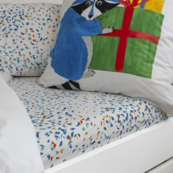Linge De Litbio|Draps Housse|Carré Blanc Drap housse coton bio Tadam enfant
