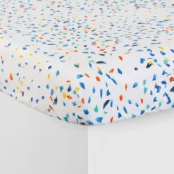 Linge De Litbio|Draps Housse|Carré Blanc Drap housse coton bio Tadam enfant