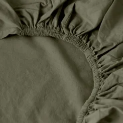 Draps Housse|Carré Blanc Drap housse coton lavé Songe bocage