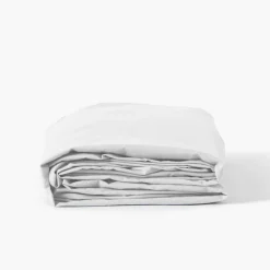 Draps Housse|Carré Blanc Drap housse coton lavé Songe blanc