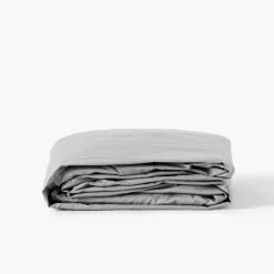 Draps Housse|Draps Housse|Carré Blanc Drap housse percale de coton Neo gris