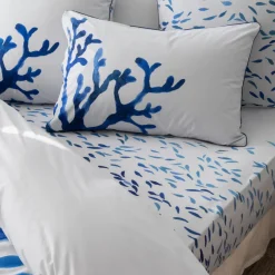 Draps Housse|Carré Blanc Drap housse percale de coton Abysse