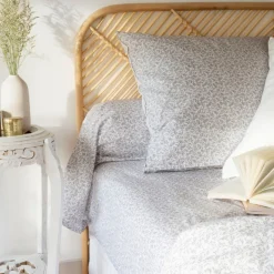 Draps Housse|Carré Blanc Drap housse percale de coton Eloges