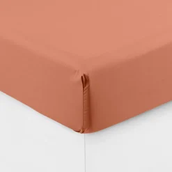 Draps Housse|Carré Blanc Drap housse percale de coton Neo tomette
