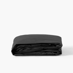 Draps Housse|Carré Blanc Drap housse percale de coton Neo anthracite