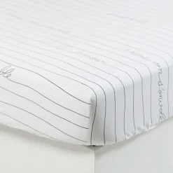 Draps Housse|Carré Blanc Drap housse percale de coton Monamour
