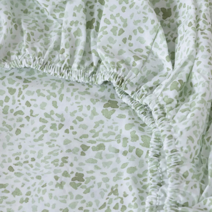 Linge De Litbio|Draps Housse|Carré Blanc Drap housse pur coton bio Safari