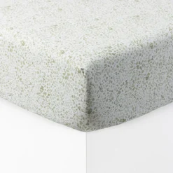 Linge De Litbio|Draps Housse|Carré Blanc Drap housse pur coton bio Safari