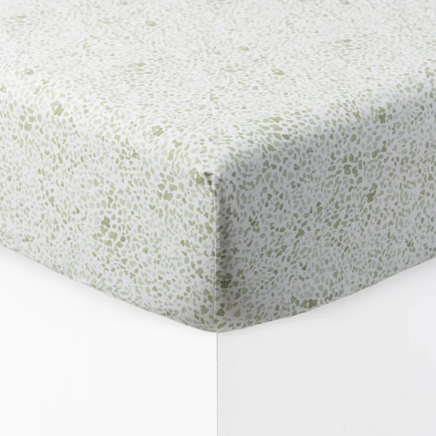 Linge De Litbio|Draps Housse|Carré Blanc Drap housse pur coton bio Safari