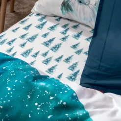 Linge De Litbio|Draps Housse|Carré Blanc Drap housse pur coton biologique Boréales