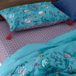 Draps Housse|Carré Blanc Drap housse pur coton Bombay