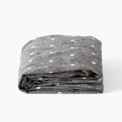 Draps Housse|Carré Blanc Drap housse pur coton lavé Eclipse