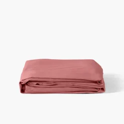 Draps Housse|Carré Blanc Drap housse satin de coton uni Prestige santal