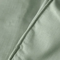 Plaids Et Couvre-lits|Plaids|Carré Blanc Edredon lin et coton lavé Songe eucalyptus