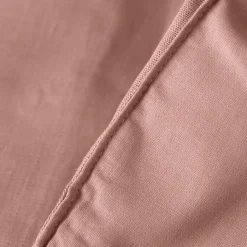 Plaids Et Couvre-lits|Plaids|Carré Blanc Edredon lin et coton lavé Songe rose cendré