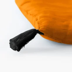 Plaids Et Couvre-lits|Plaids|Carré Blanc Edredon lin et coton lavé Songe curcuma