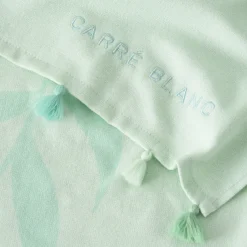 La Plage|Carré Blanc Fouta coton Calypte