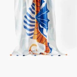 La Plage|Carré Blanc Fouta coton Elio enfant