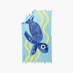 La Plage|Carré Blanc Fouta coton Lulu enfant