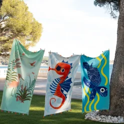 La Plage|Carré Blanc Fouta coton Lulu enfant