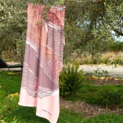 La Plage|Carré Blanc Fouta coton Luna