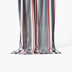 La Plage|Carré Blanc Fouta coton Naval