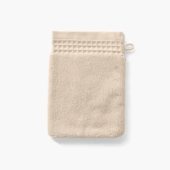 Gants De Toilette|Carré Blanc Gant de toilette bouclette de coton biologique Source naturel