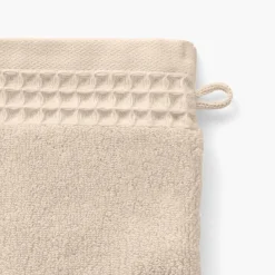 Gants De Toilette|Carré Blanc Gant de toilette bouclette de coton biologique Source naturel