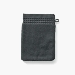 Gants De Toilette|Carré Blanc Gant de toilette bouclette de coton biologique Source fusain