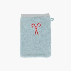 Gants De Toilette|Carré Blanc Gant de toilette coton Artica givre