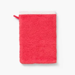 Gants De Toilette|Carré Blanc Gant de toilette coton Atlantis corail