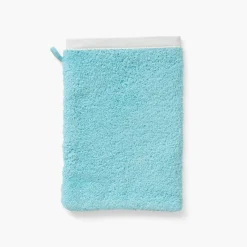 Gants De Toilette|Carré Blanc Gant de toilette coton Atlantis lagon
