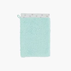 Gants De Toilette|Carré Blanc Gant de toilette coton biologique Devine céladon