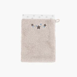 Gants De Toilette|Carré Blanc Gant de toilette coton biologique Devine lin