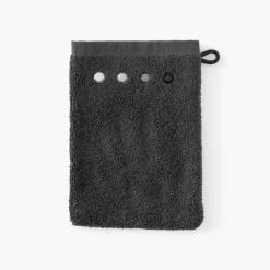 Coffrets Cadeaux|Carré Blanc Gant de toilette coton Dotsy charbon