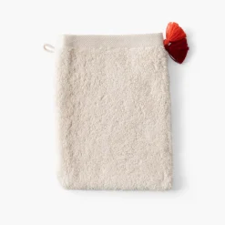 Gants De Toilette|Carré Blanc Gant de toilette coton Eclats naturel