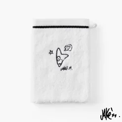 Gants De Toilette|Carré Blanc Gant de toilette coton Jakè x